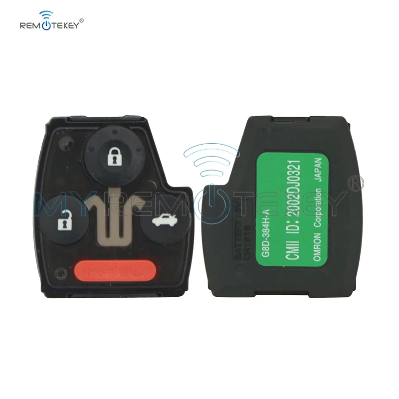 Remtekey CWTWBIU545 дистанционный ключ 4 кнопки 433,9 МГц с чипом ID46 для Honda Pilot 2005 2006 2007 2008