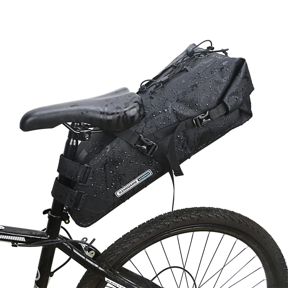 RZAHUAHU 16L Bicycle Bag Waterproof Tail Large Capacity Rear Seat MTB Road Bike Saddle Saddlebags For Cycling Equipment | Спорт и