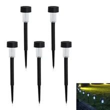 Hot XD-Solar Powered Led Lights Outdoor Path Spot Lamp Yard Garden Lawn Landscape Led