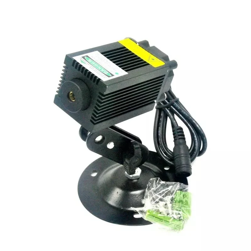 Potente 532Nm 100Mw 33X55Mm Modulo Diodo Laser Verde Dot Lights Led Light W/ 12V Adapter & Holder