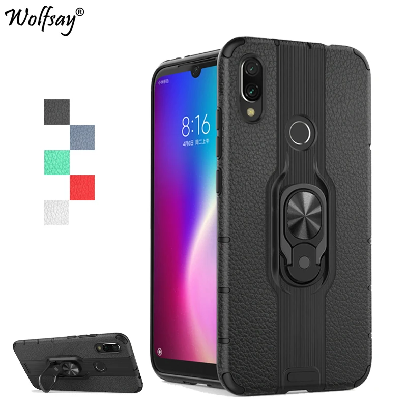Для Xiaomi Redmi Note 7 Чехол панцирь робот ПК + ТПУ бампер для телефона задняя крышка Fundas |