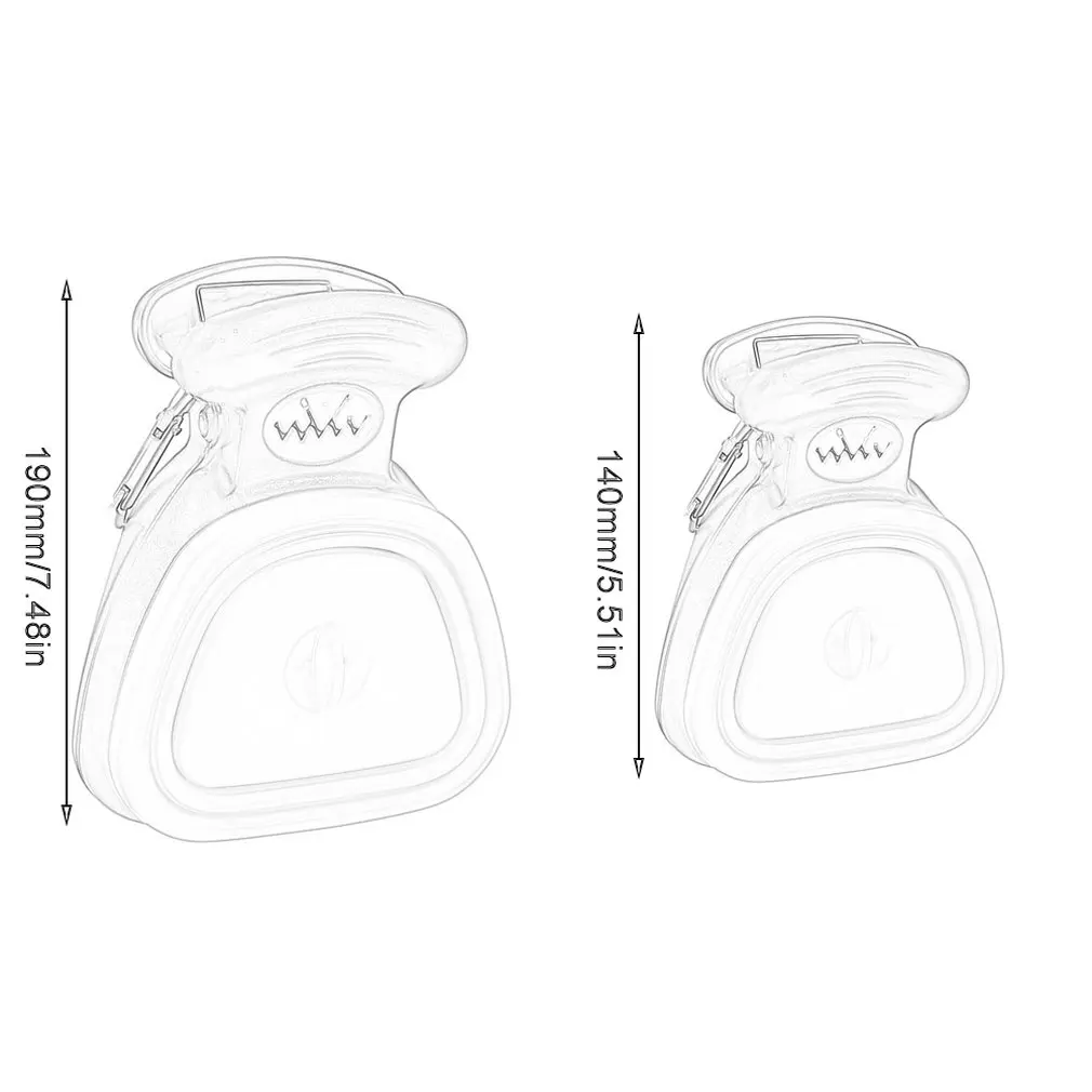 Для питомцев, для питомцев Портативный складной корма Совок диспенсер для прогулок корма для выбора Совок очиститель клип