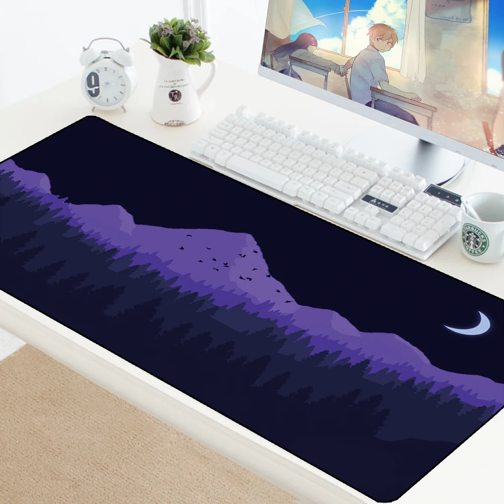 Коврик для мыши 900x40 0 мм ноутбука Deep forest Sunset игровой коврик XXL большой клавиатуры с