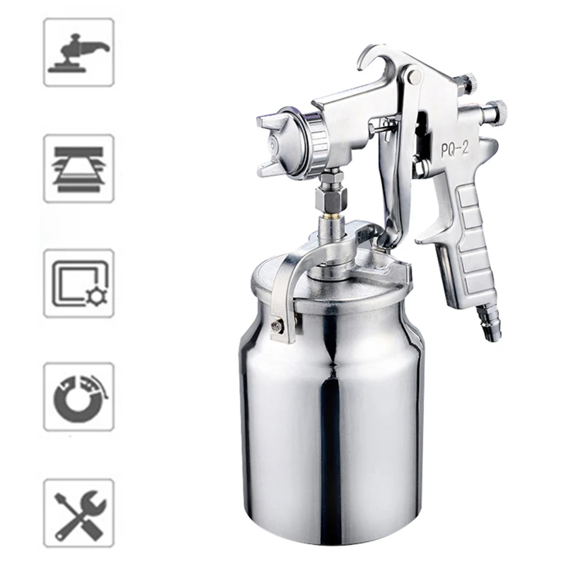 

1000ml 2mm Caliber Spray Gun Pneumatic Gun Steam Maintenance Tool Household Spray Atomizer Spray Gun Tool