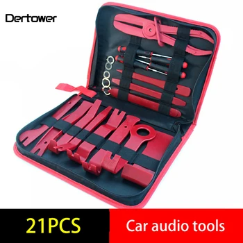 

21 Pcs Car Trim Removal Tool Car CD Audio Disassembly Tool 21-Piece Set Interior Control Decorative Audio CD Disassembly
