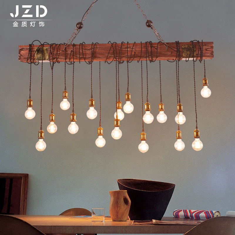 

Retro Vintage Rope Pendant Light Lamp Loft Creative Personality Industrial Lamp American Style For Ding Living Room Restaurant