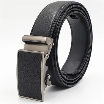 

New Men Belts Male Genuine Leather Strap Fashion Belts For Men High Quality Automatic Buckle Cowhide Luxury Belts Cummerbunds
