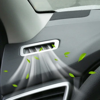 

Chrome Dashboard Front Air Vent Outlet Bezel Cover Trim Garnish Molding Sticker For Nissan Qashqai J11 2018