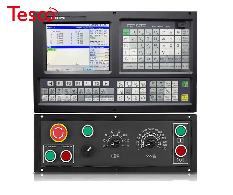 

High performance 4 Axis CNC Milling Controller +B panel +MPG kit