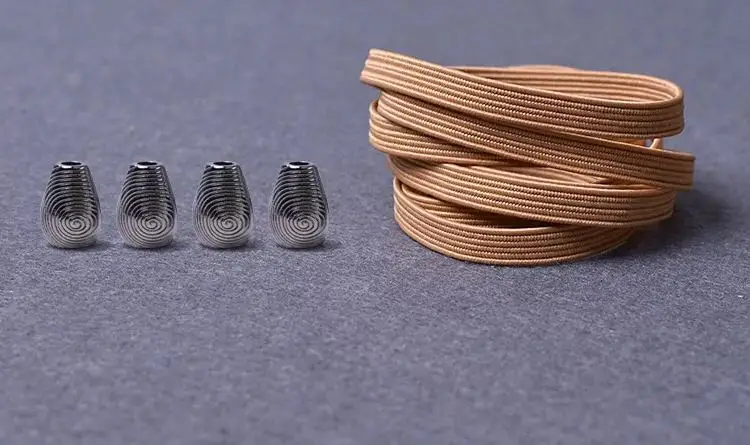 Light brown 1 пара шнурки без завязок упругие стильный с металическим наконечником на носке, плоские шнурки обуви простая женская обувь для отдыха спортивные туфли со шнурками безопасности быстрая обувь без застежки на шнуровке - Цвет: Light brown