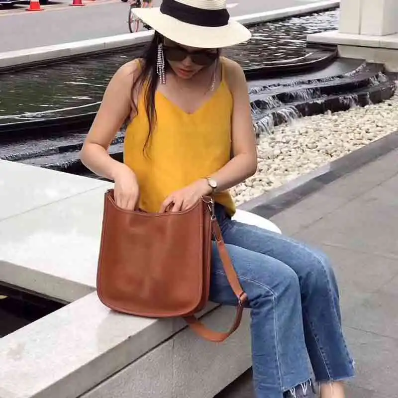 Классическая сумка на плечо ручной работы с нитью honeywax, сумки через плечо, роскошные женские сумки, дизайнерские сумки известных брендов, коровье качество