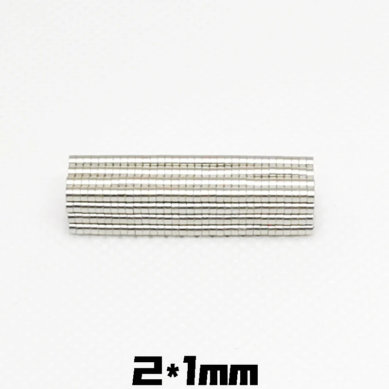 20pcs Strong 8mm x 2mm Thin Disc 8x2 Neodymium DIY Fridge Magnets