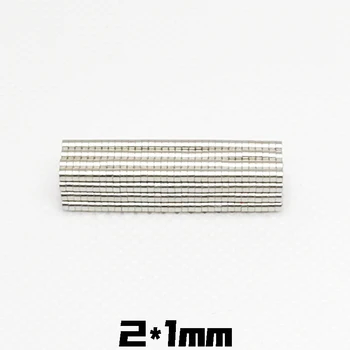 

100Pcs 2mm Diameter Rare Earth Neodymium Super Strong Magnets N50 Strong Round Magnet2*1mm 2mm*1mm fridge magets small mini
