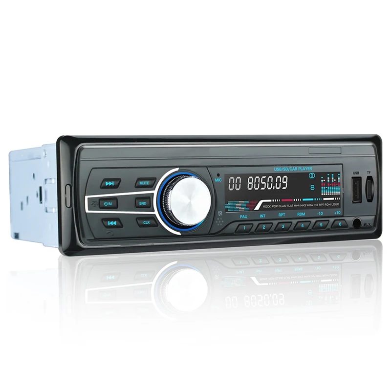 Автомобильный MP3-плеер, автомагнитола, 1 DIN, USB, быстрая зарядка, Bluetooth, громкая связь, цифровой медиаплеер, 4X25 Вт, fm-радио, поддерживает IOS и Android
