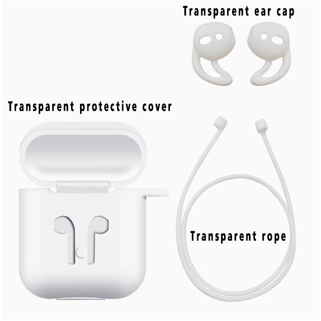 Silicone Case V8 TWS беспроводные Bluetooth наушники стерео наушники-вкладыши гарнитура с зарядным устройством для наушников микрофон для всех смартфонов Apple samsung S6 S8 - Цвет: Silicone Case