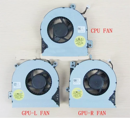 ORIGINAL CPU GPU Cooling Fan  FOR DELL Alienware M18X R2 0XHW5W 0PODG8  0J77H4  5V 4.8CFM best laptop cooling stand Laptop Accessories