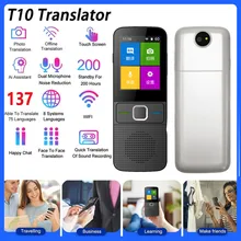 T10 переводчик языка в реальном времени 137 язык s умный переводчик 14 Язык s Off-Line фото перевод портативный переводчик