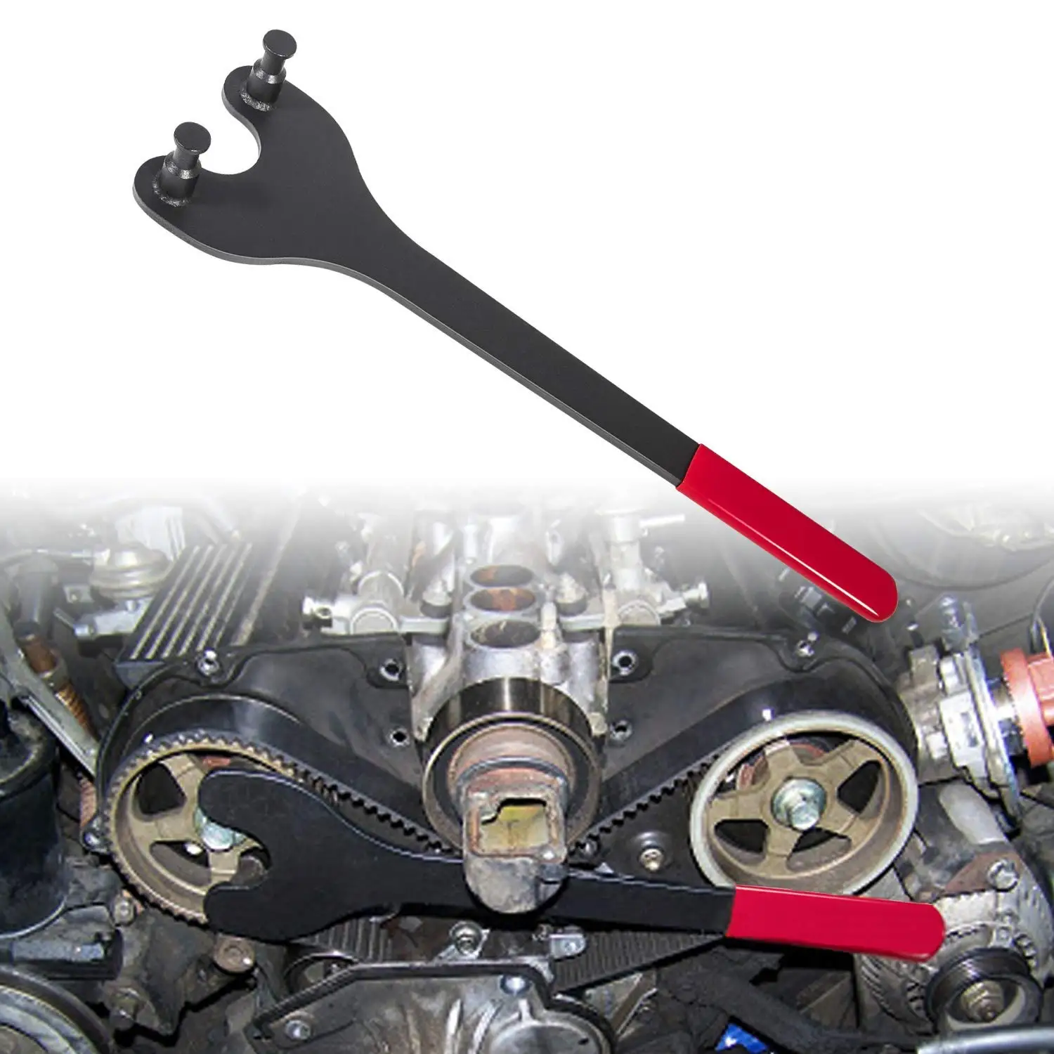 Cam Pulley Holder Camshaft Pulley Holding Tool W89208 for Nissan/Toyota/OHC/Camry/Maximas/V6