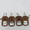 Wooden Openers Key Chain Mountain Deer Bike Anchor Bottle Opener Keychain Wood Gifts Beer Accessories ► Photo 2/6