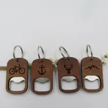 Деревянные открывалки брелок горный олень велосипед якорь открывалка для бутылок брелок деревянные подарки пивные аксессуары