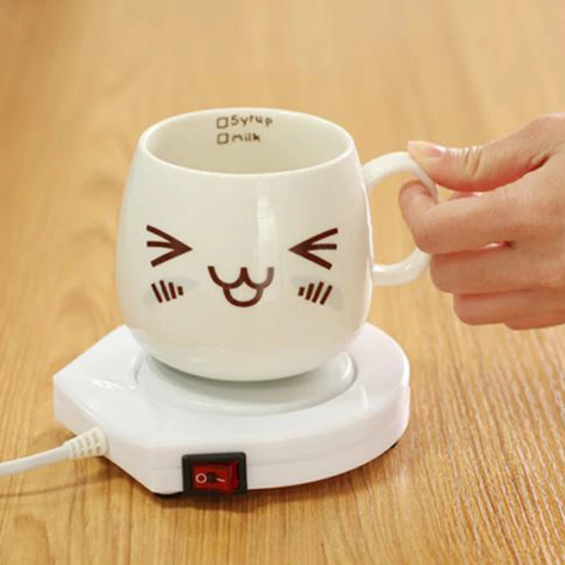 

Electric Coffee Mug Warmer Tea Cup Heater Heating Plate/Office Home Warm Water