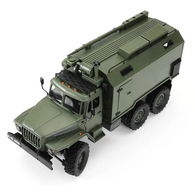 

WPL B36KM Ural RC Car 1:16 2.4G 6WD Radio Control Car Rock Crawler Command Communication RC Vehicle RTR Toy Auto Army Car