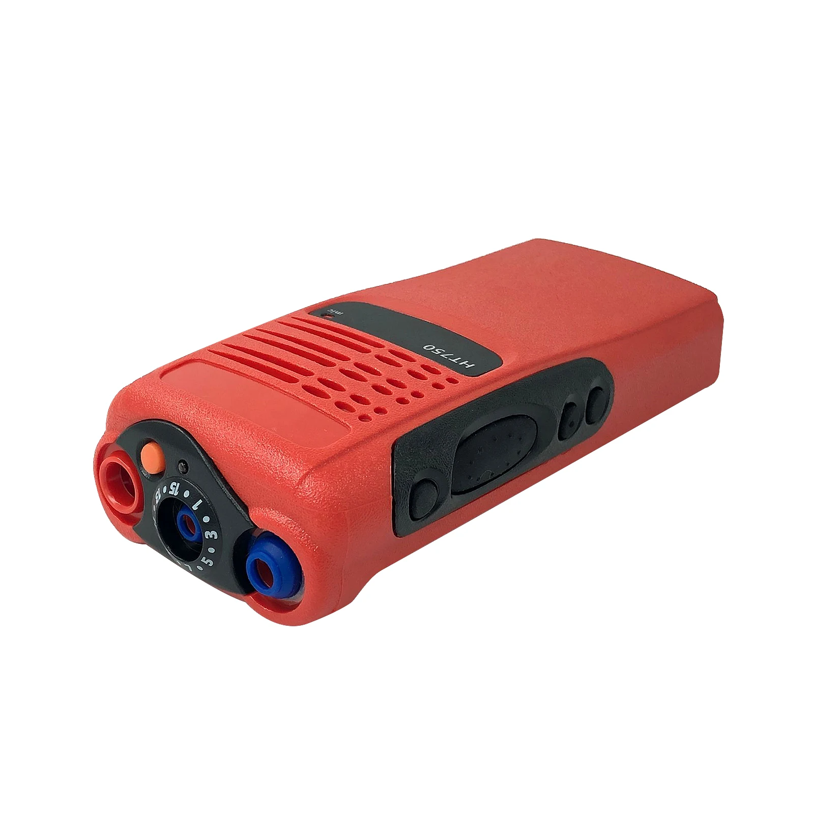 HT750 Red Replacement Housing Case Kit With Mic For GP340 GP328 Handheld Two-way Radio