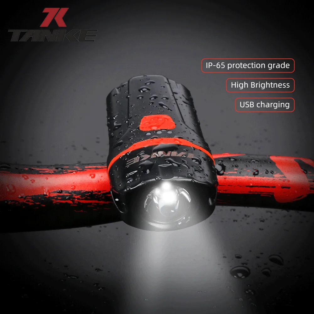 MTB велосипедная лампа IP 65 водонепроницаемый USB Перезаряжаемый светодиодный 3