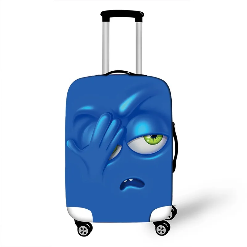 Утолщенный защитный чехол для чемоданов 18-30 дюймов, чехлы на колесиках, аксессуары для путешествий, эластичные чемоданы, сумка для багажа, пылезащитный дождевик - Цвет: B