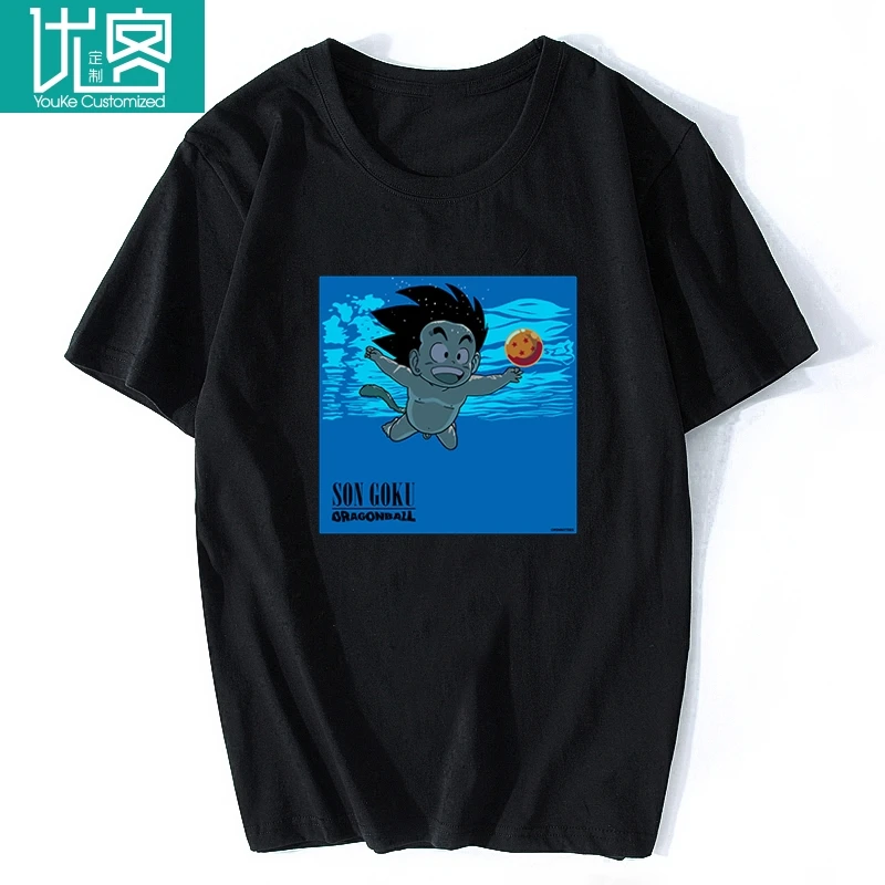 Smells Like Dragon Balls Cotton Men Cool Japan Anime Otaku T-shirt Aesthetic Harajuku Streetwear Camisetas Hombre T Shirt Men