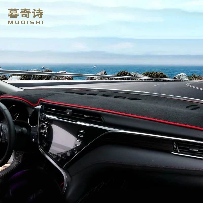 Toyota Camry 자동차 대시 보드 커버 대시 매트 대시 패드 Sun Shade DashMat 2018 2019 2020