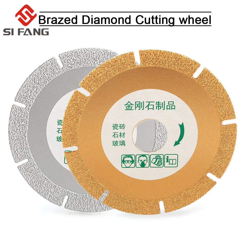 

100mm Flat Diamond Grinding Wheel Disc Dry/Wet Diamond Cutting Disc Saw Blade For Cuttter Marble Concrete Tile Stone Glass Tool