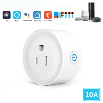 

WiFi Socket US Smart Plug Power ON/OFF APP Smart life / Tuya Remote Control 10A Work Amazon Alexa Google IFTTT No Hub Needed
