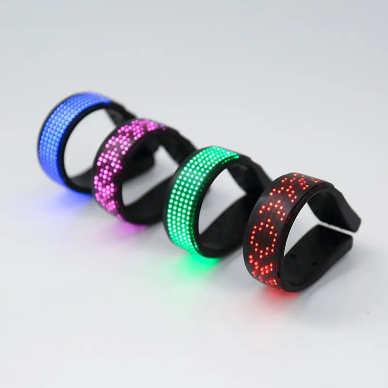Halloween LED Shoes Clip Lights USB Charging Night Running Gear Color Changing Safety Clip Lights for Halloween Dance Party