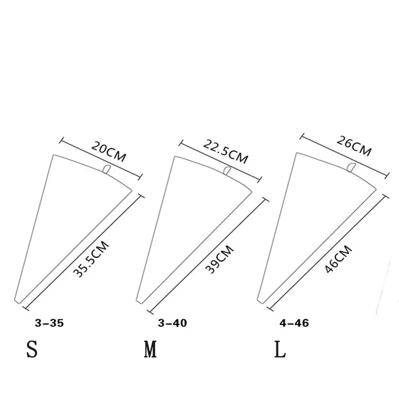 35/40/46 см, эколочески чистая из хлопка для крема Кондитерские глазури многоразовая сумка для выпечки Пособия по кулинарии Торт кондитерский мешок Кухня Аксессуары; - Цвет: L