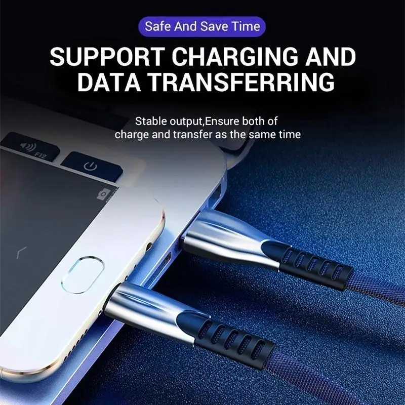 65 w charger For Samsung Galaxy S21 S20 FE Note 20 Ultra S10 S9 S8 Plus Fast Car Charger Dual USB Quick Charge 3.0 Type-c USB Charging Cable charger 65w