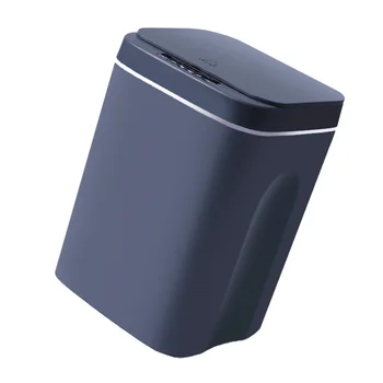 

Household USB Charging Smart Trash Can Automatic Induction Dustbin with Lid