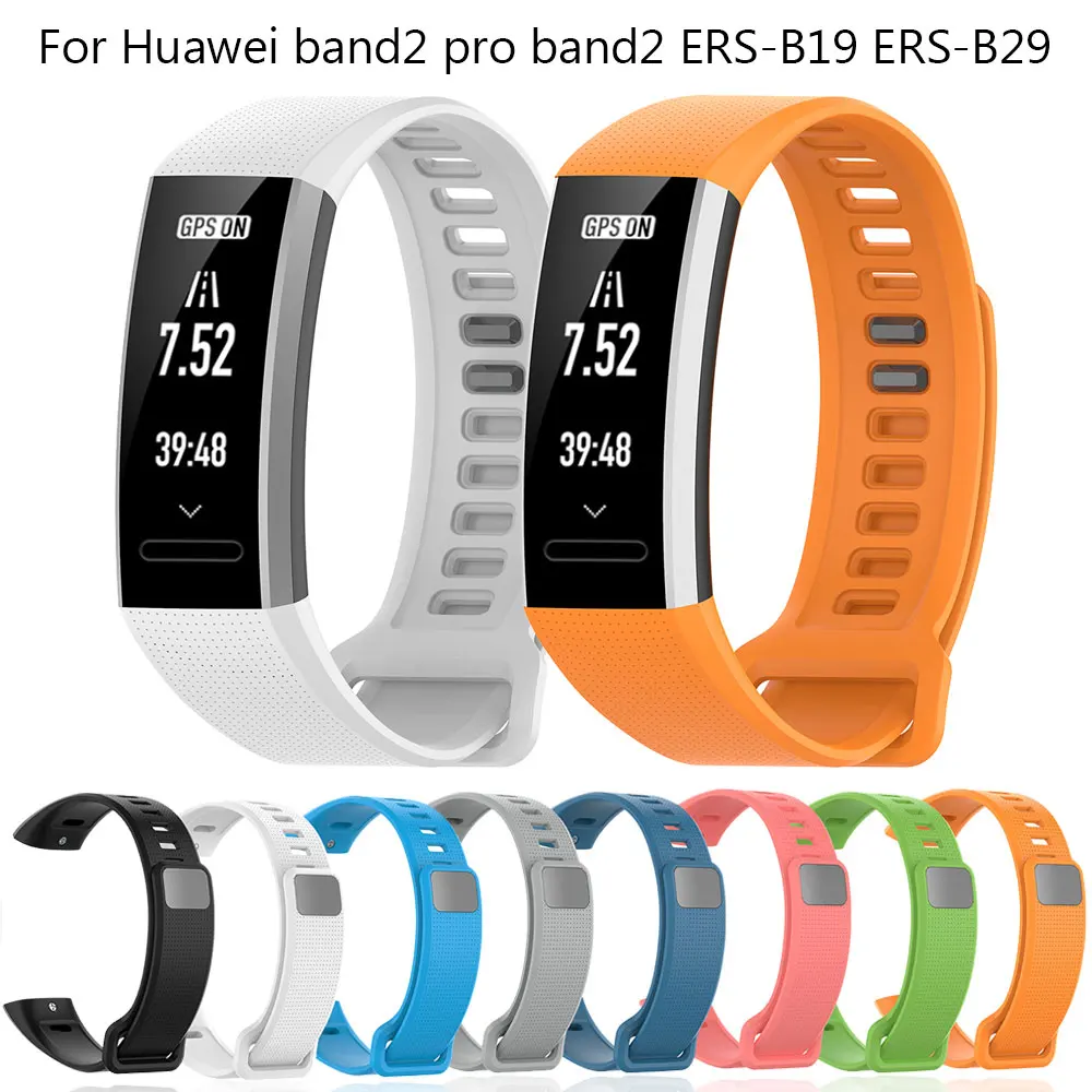Cinturino Di Ricambio Per Cinturino Huawei 2 Ers-B19 Ers-B29 Cinturino In Silicone Per Cinturino Huawei Band 2 Pro Smart Watch