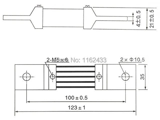 FL-2 DC 75mV 1500A Токовый Шунт резистор для AMP амперный инструмент