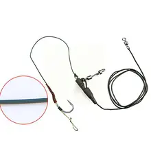 Ligne de pêche originale en fluorocarbone, fil de Monofilament en caoutchouc, Leader d'algues, pêche de carpe U8y9 