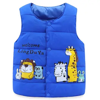 

Kids vest winter autumn Cotton Warm sleeveless jacket children vest for girls toddler boy coat down and parkas waistcoat Coats