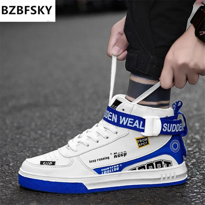 男性の靴ハイトップ男性のカジュアルシューズ通気性ブランドメンズスニーカー屋外ノンスリップトレンドファッション靴新zapatosデhombre Aliexpress 靴