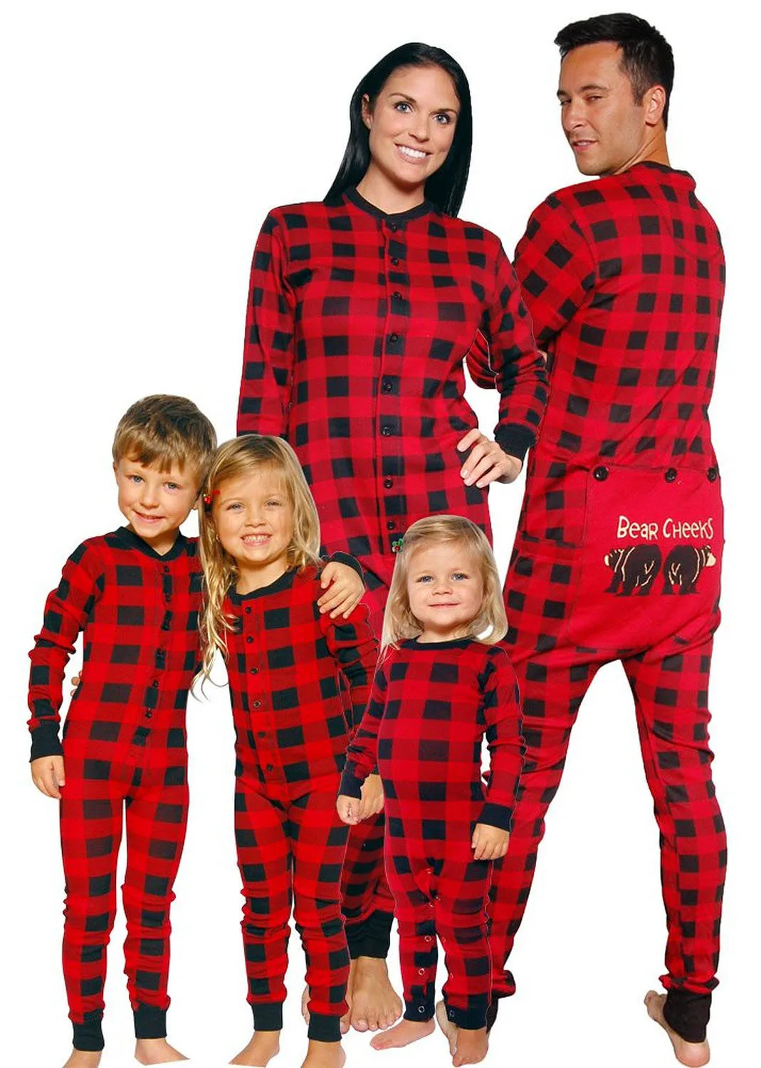 Рождественские пижамы в клетку; одинаковые комплекты одежды для семьи; одежда для сна для папы, мамы и ребенка; Семейные пижамы - Цвет: OG-A