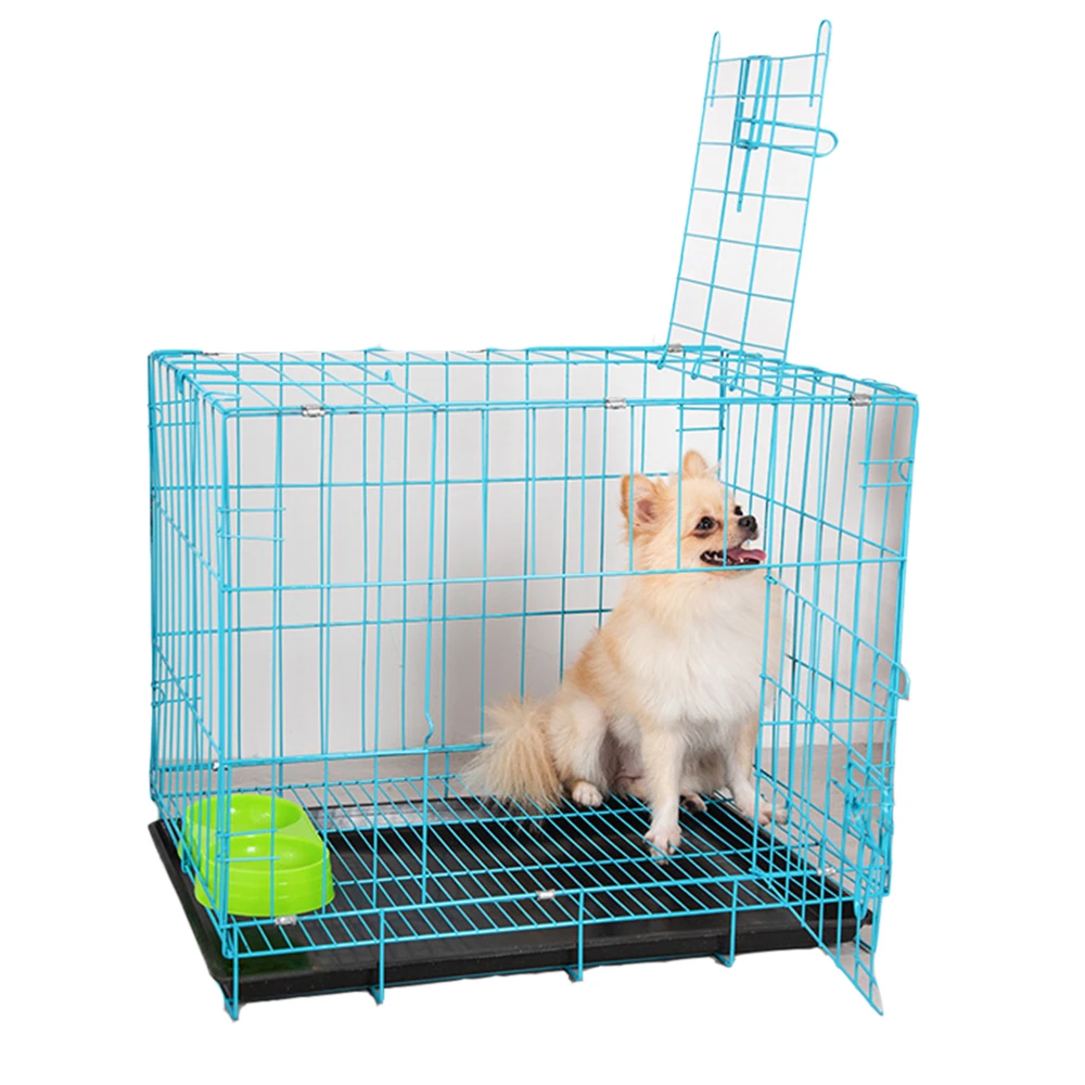 猫と犬用の折りたたみ式鉄製フェンス 屋内ベビーサークル Pvcトイレ底付きスペースゲート ペットケージ Houses Kennels Pens Aliexpress