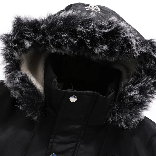 Men's Fur Collar Windproof Parkas Winter Militory fashion Jacket Men Thick  Casual Outwear Jacket Plus Size 6XL Velvet Warm Coat - Price history &  Review, AliExpress Seller - Aotorr Dropshipping Store
