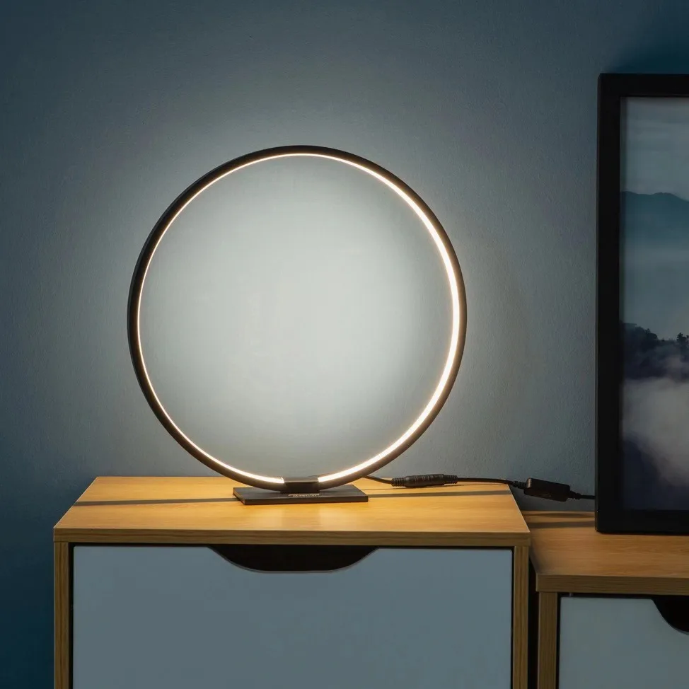  Lamplo Modern Table Lamp acrylic LED desk Lamp study lamp touch dimmable nightstand light study rea - 4000227871926