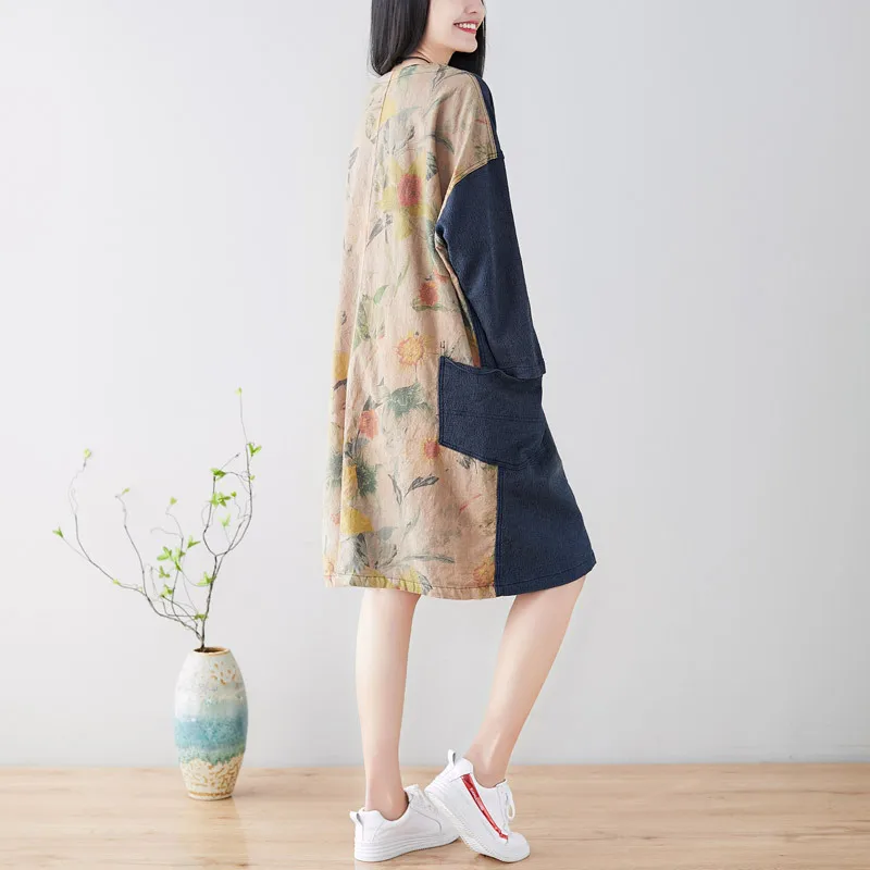 Chun xin Distressed panel Midi пальто свободного кроя большого размера Artsy trench Coat Кардиган с v-образным вырезом