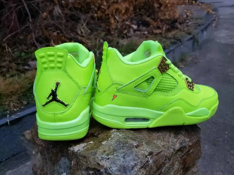 Новинка,, Jordan 4, Ретро стиль, мужская обувь, Баскетбольная обувь, кроссовки, желтый цвет, AJ4, спортивная обувь, 308497-123
