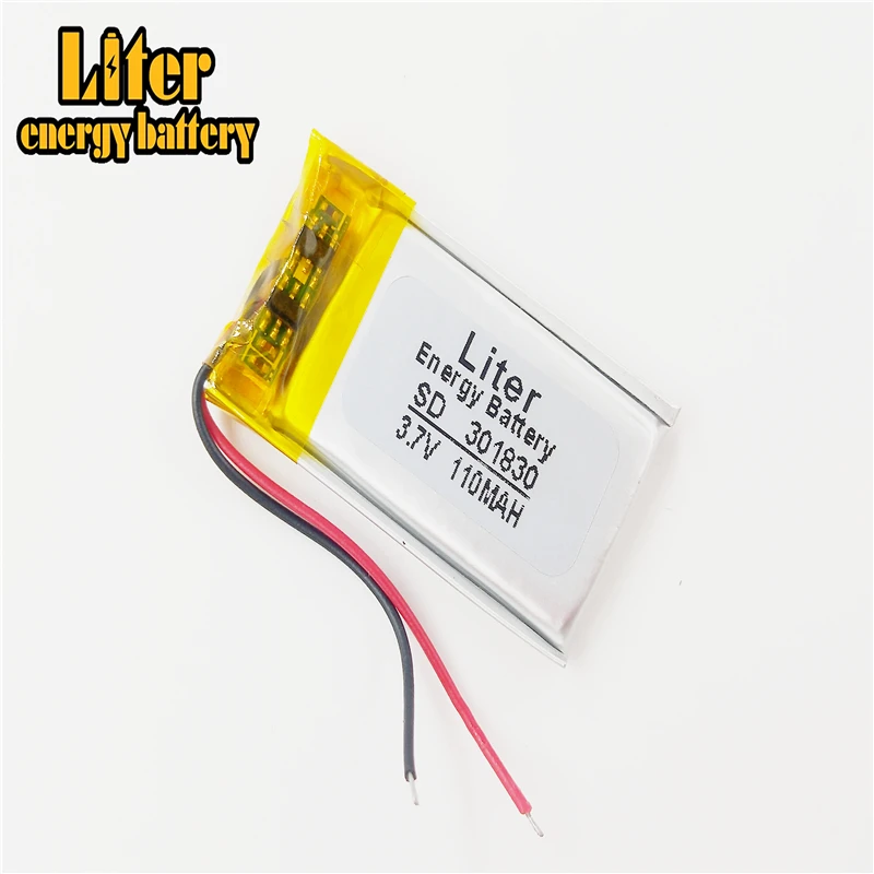 MP3 MP4 3 7 V литиевая батарея 301830 031830 110mah Bluetooth Батарея диктофон звуковая карта |