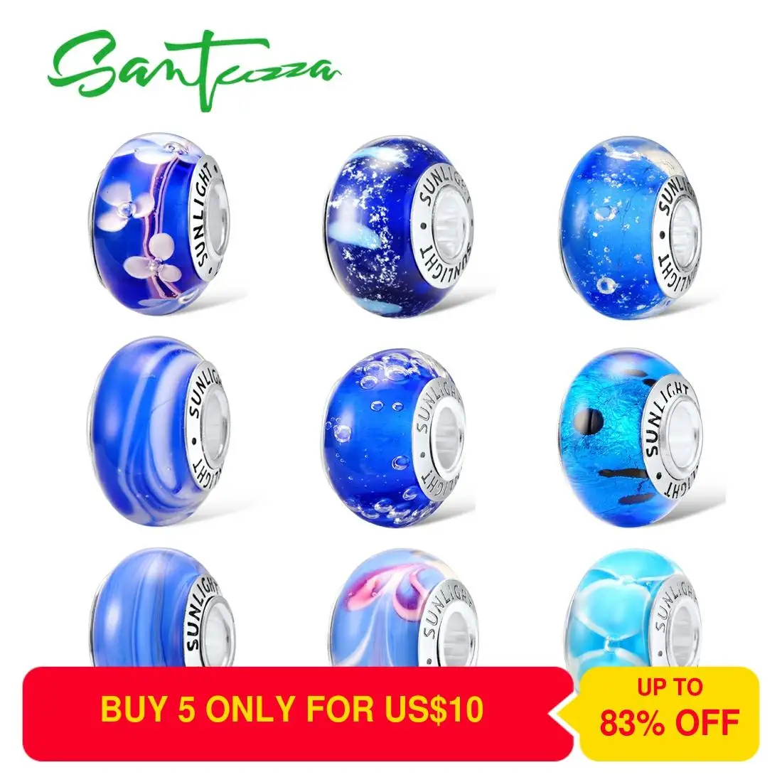 Шарм-бусина из серебра 100% пробы для браслета | Украшения и аксессуары